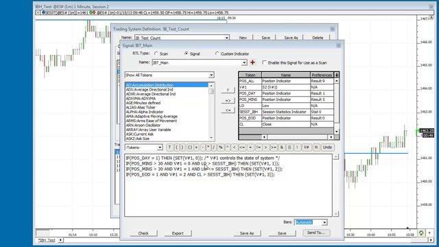 Investor rt trading system tools