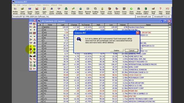 Index wizard trading system