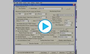 Trading system testing software