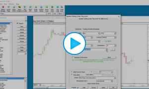 Trading From Charts with Button Indicator