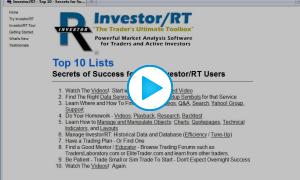 Investor rt trading system tools