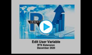 Edit User Variable (RTX)